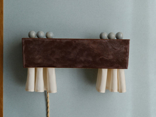 Curtain Sconce - Deep Purple