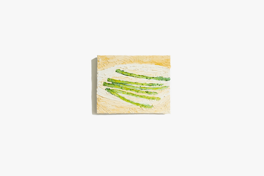 Plate of asparagus